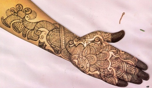 simple arabic mehendi designs