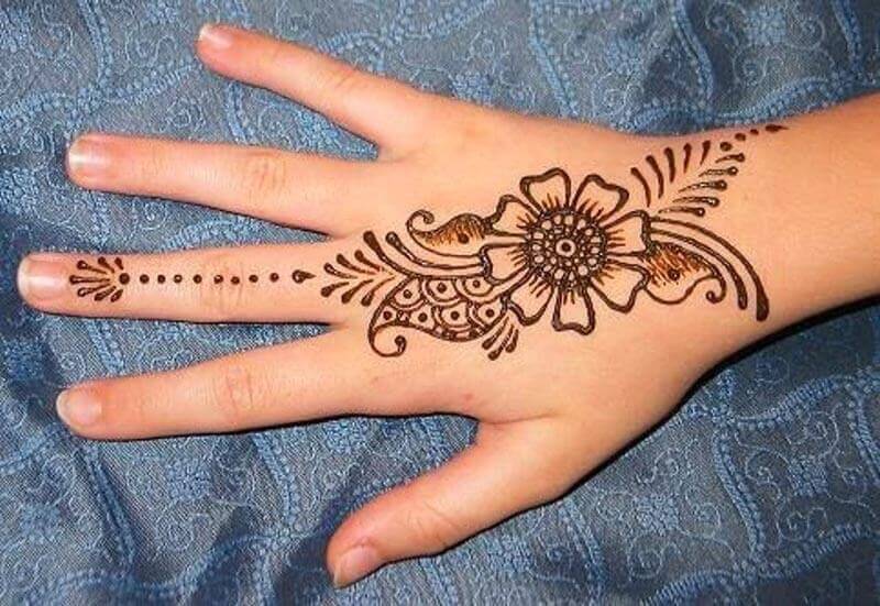 SIMPLE MEHENDI FOR HANDS