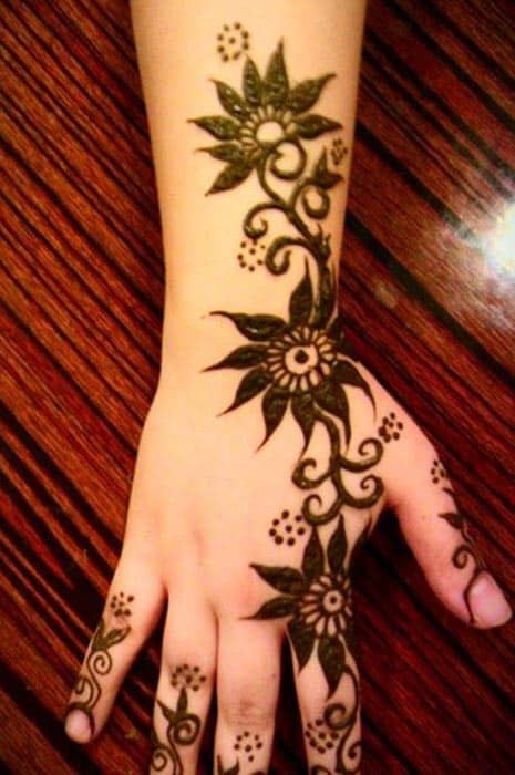 BACK HAND MEHNDI