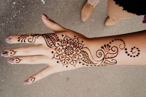 Simple and Easy Mehndi For Beginners