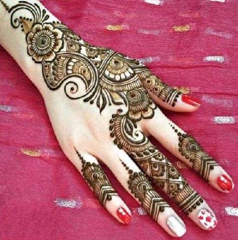 SIMPLE MEHANDI PATTERNS