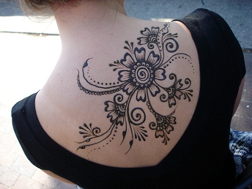 Back Mehendi Design