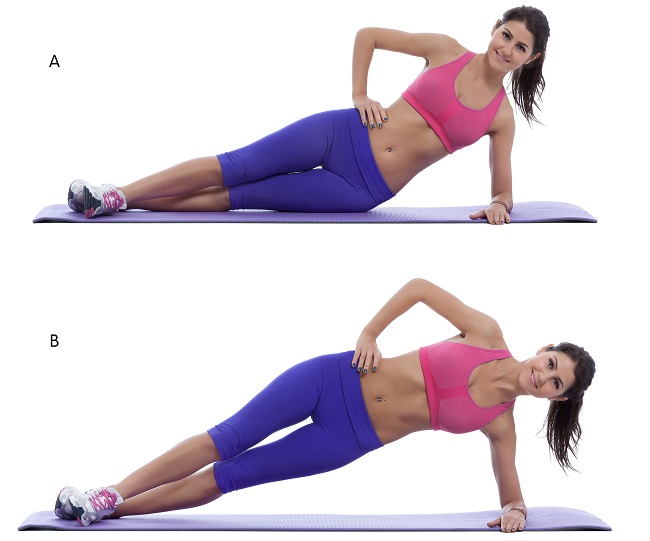 Side Plank Hip Lift