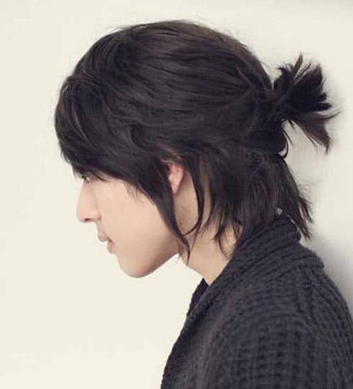 Asian Men Ponytail