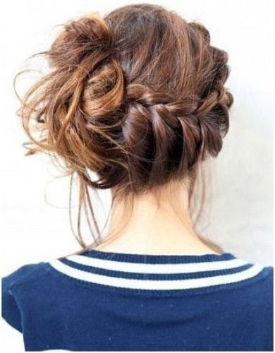 Updo hairstyles with braids 7