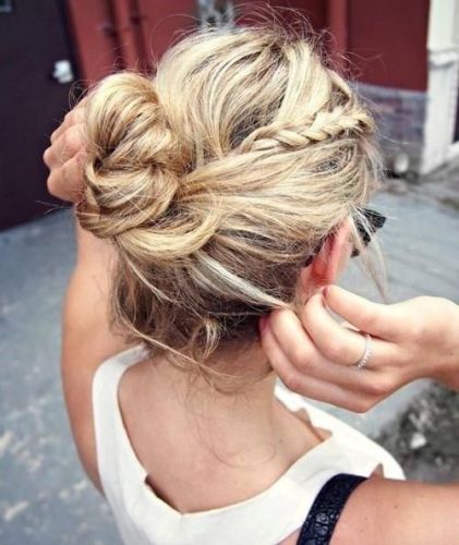 Updo Hairstyles for Medium Hair 8