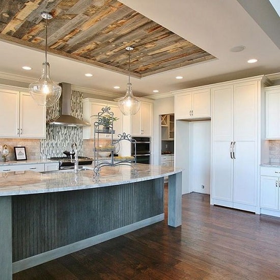 Wooden Kitchen Ceiling Designs