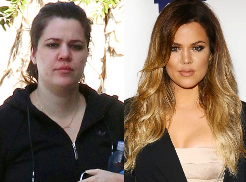 Khloe Kardashian without makeup 1