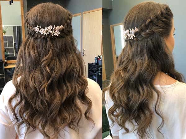 Bridal Half Ponytail