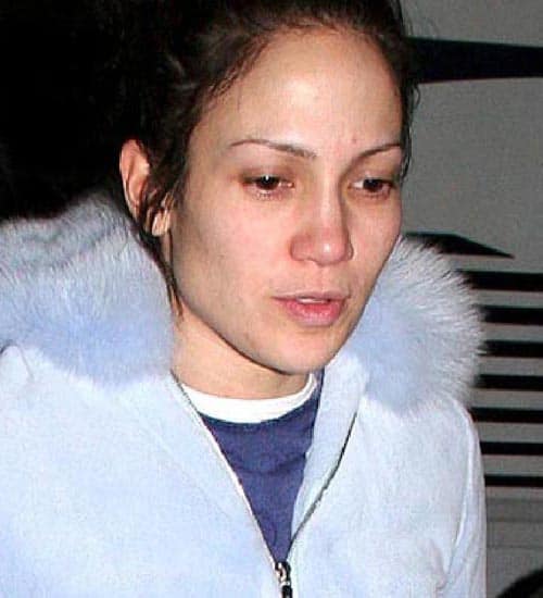 Jennifer Lopez without Makeup