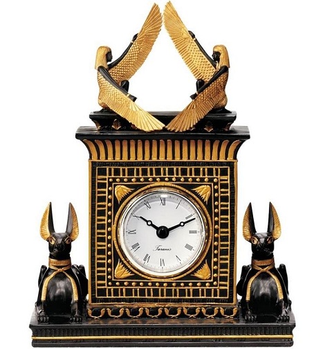 Egyptian Style Quartz Clock