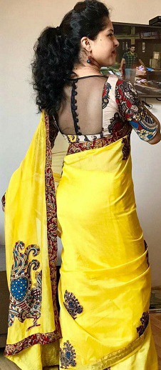 Kalamkari Silk Blouse