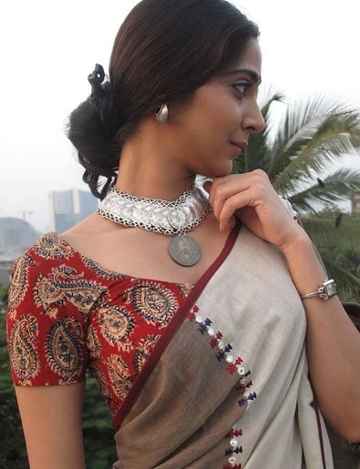 Red Kalamkari Blouse