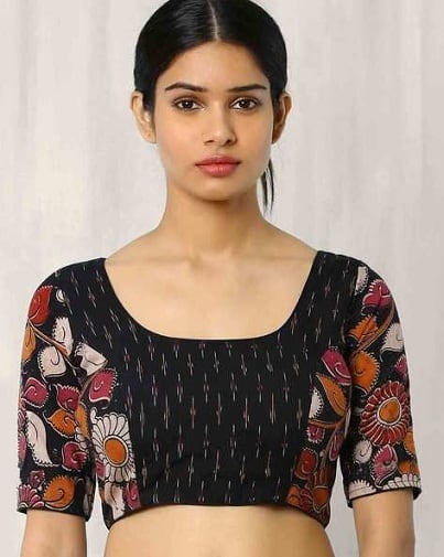 Kalamkari Patchwork Blouse