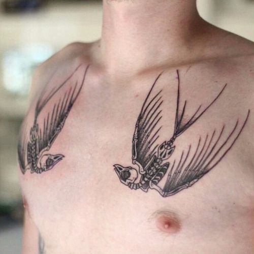 Beautiful Swallow Tattoo Designs14