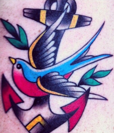 Beautiful Swallow Tattoo Designs13