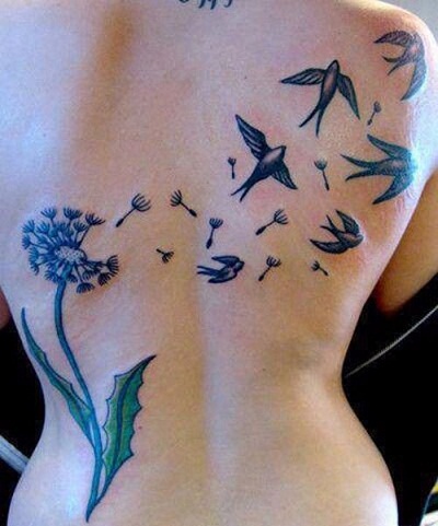 Beautiful Swallow Tattoo Designs12