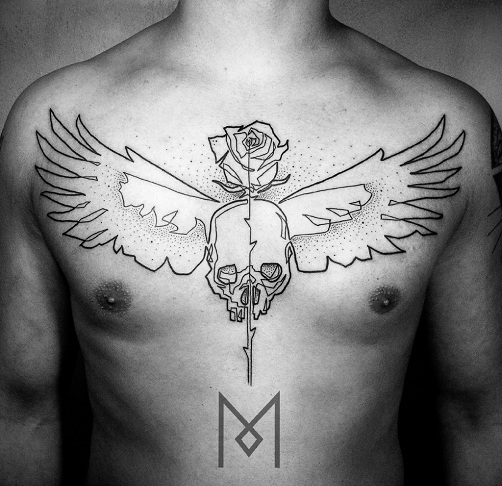 Daring Minimalist Tattoo Design - Minimalist Tattoos