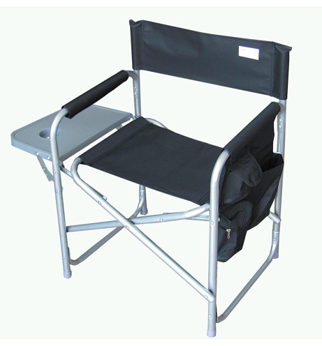 Folding Black Camping Chairs