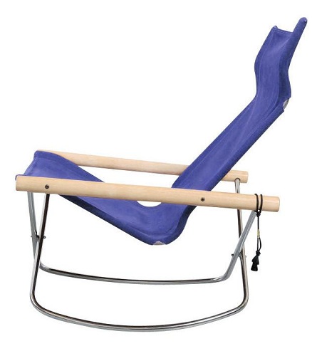 Rocking Blue Folding Chairs