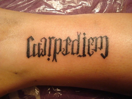 Carpe Diem Tattoo