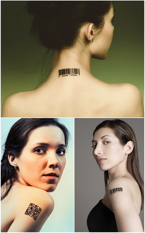 barcode tattoo designs