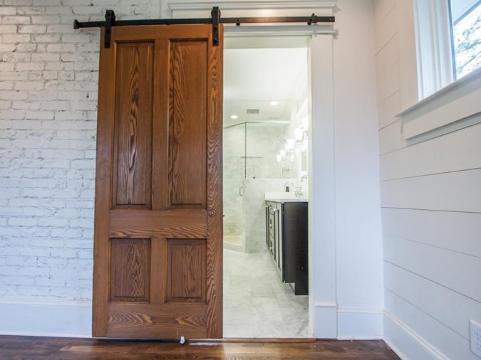 Sliding Bathroom Door