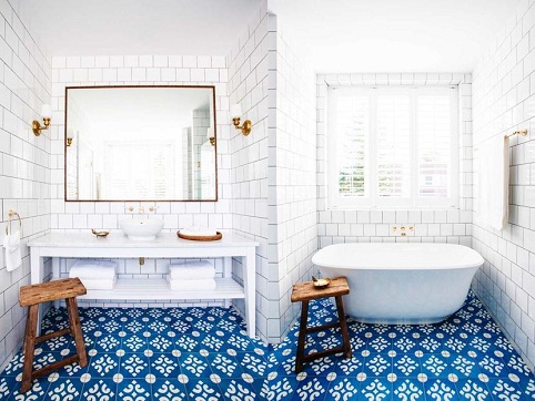 Creative Designed Bathroom Tiles