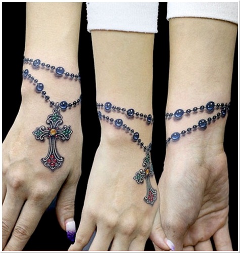 wrist bracelet tattoos