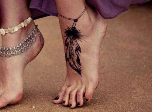 Ankle Bracelet Tattoo designs