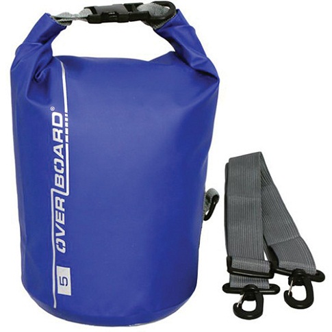 Overboard Waterproof Dry Tube Bag, (5L, Blue) -14