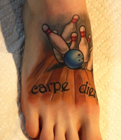 Bowling tattoo