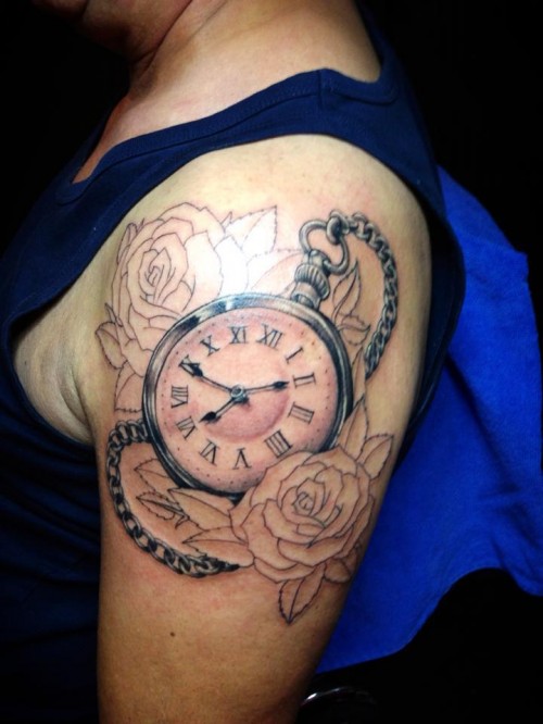 Clock tattoo designs