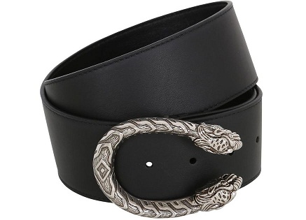 Tiger Leather Gucci Belt