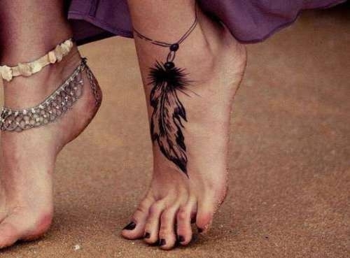 Feather tattoos