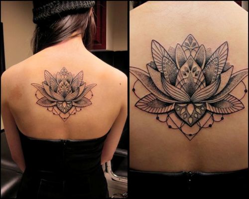 Lotus Flower Tattoo designs For Girls