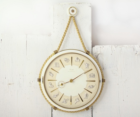 Zodiac Style Hanging Clock