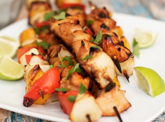 Toddler Food Recipes Honey-Lime Chicken Kebabs 