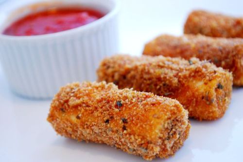 Baked Mozzarella sticks Food Recipes for Kids