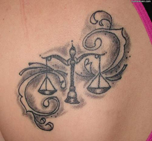 Libra Scales Tattoo