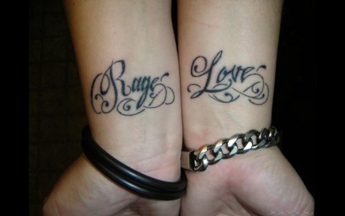 Name Love Tattoos For Couples