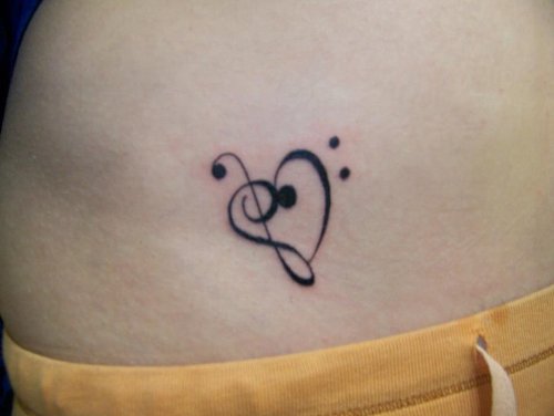 waist love tattoos