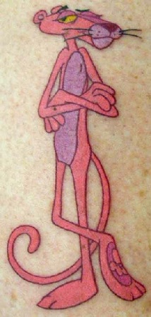 Cartoon Panther Tattoo