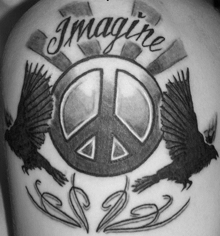 Imagine Peace Tattoo Designs