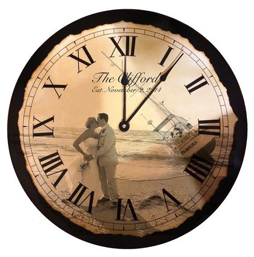 Personalized Wedding Clock