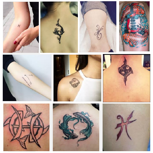 pisces tattoo designs