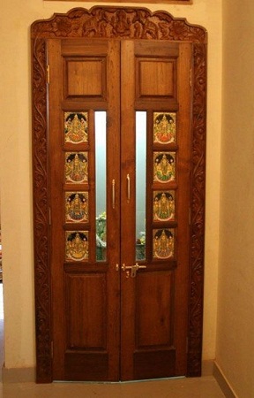 pooja room door designs