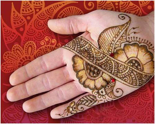 Beautiful shaded mehndi designs