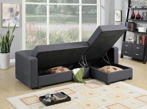 Furniture with storage