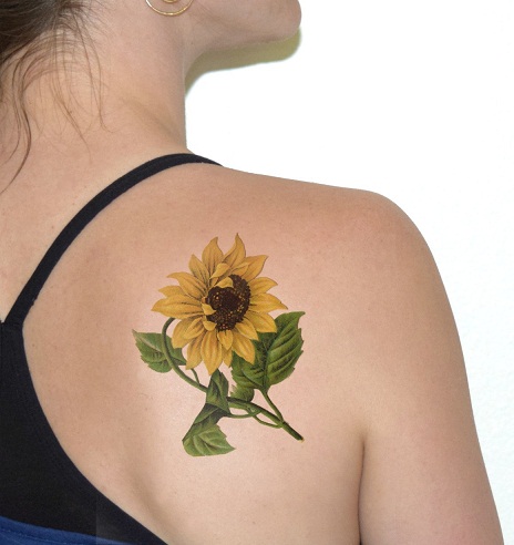 sunflower tattoo designs